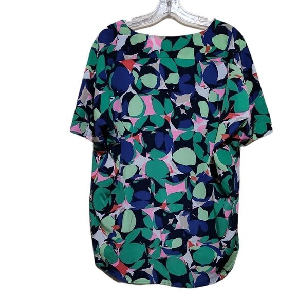 GAP Oversized Pink Green Blue Multicolored Tunic Top Sz Small - Picture 2 of 8